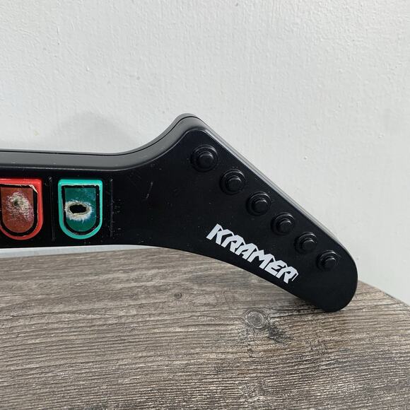 Guitar Hero Kramer Striker Red Octane Wireless Controller 95119.805 No Strap Don - Picture 5 of 10